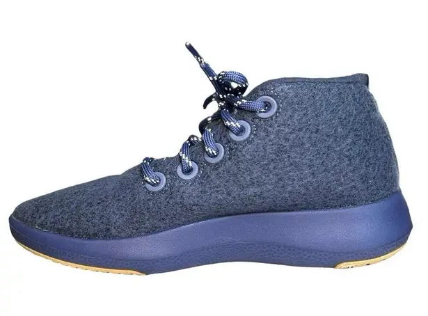 All Birds Women’s Wool Runner Up Mizzles High Top Sneakers Savanna Night Size 8 Blue