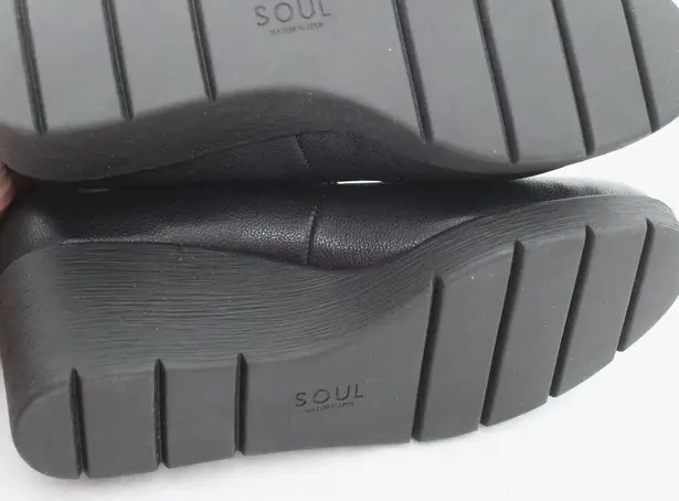 SOUL by Naturalizer Adore Mary Jane Wedge Size 8W NIB Black