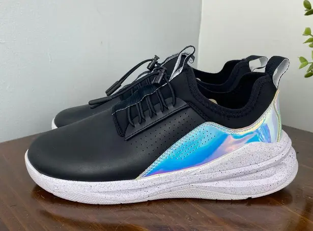 NEW Clove Black Iridescent Holographic Sneakers Healthcare Sold Out Size 9.5