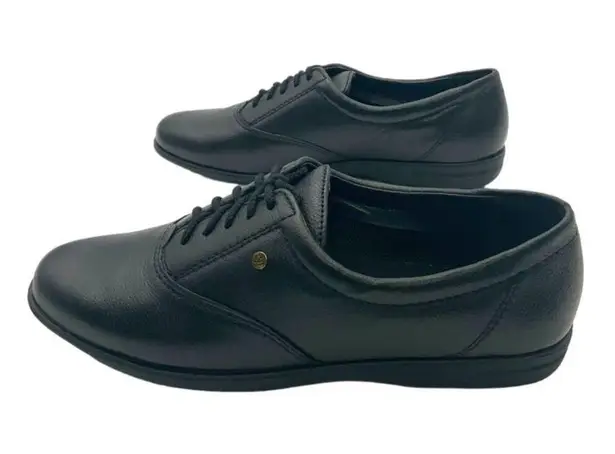 Easy Spirit Motion Leather Oxford Shoes Black US Women's Size 7 NN
