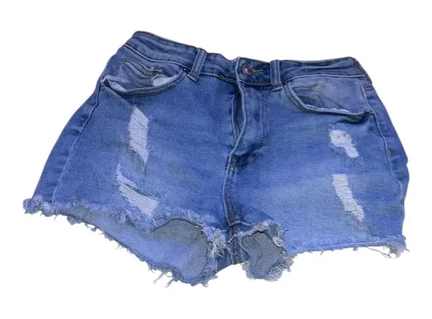 Wax Collection Denim Cutoff Shorts Size M Blue Size M