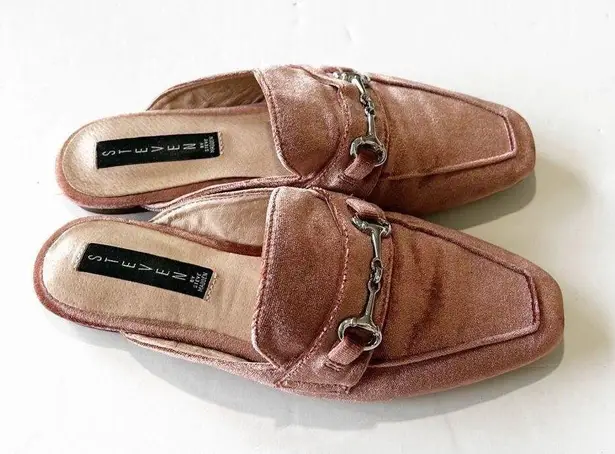 Steven By Steve Madden Steven Steve Madden Razzi Pink Velvet Mules Size 8.5 Leather Lined Barbiecore