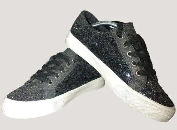 Not Rated Black Size 6 Glitter Sneakers Womens