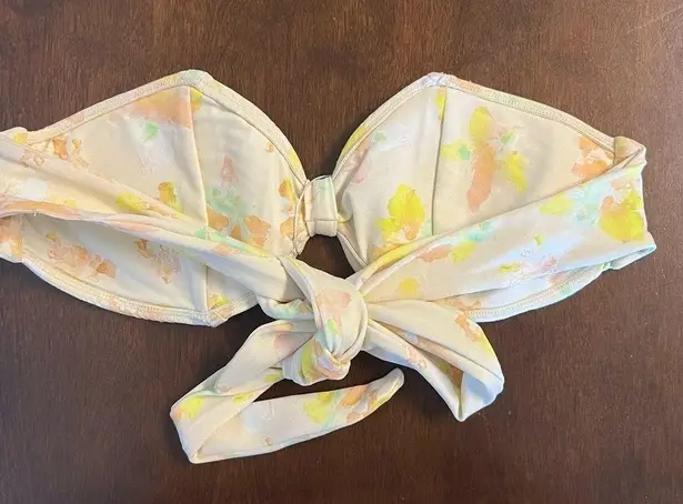 Gillia Swim Quilted Strapless Bikini Top XS