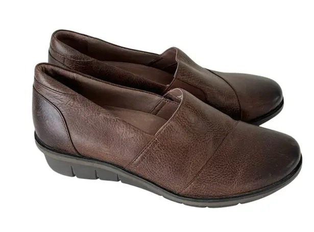 Dansko Julia brown leather comfort loafers 38 US