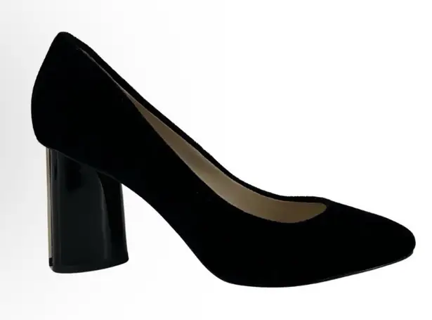 NEW Kate Spade Sybil Pumps Size 8.5 Black Velvet Heels Rhinestones