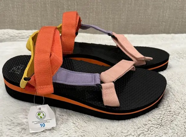 Time and Tru Women’s Platform Nature Sandals – Size 10 NWT Multi