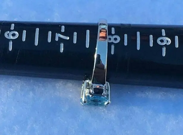 Sterling Silver Topaz and Sapphire Birthstone Ring, Size 7 3/4 Blue