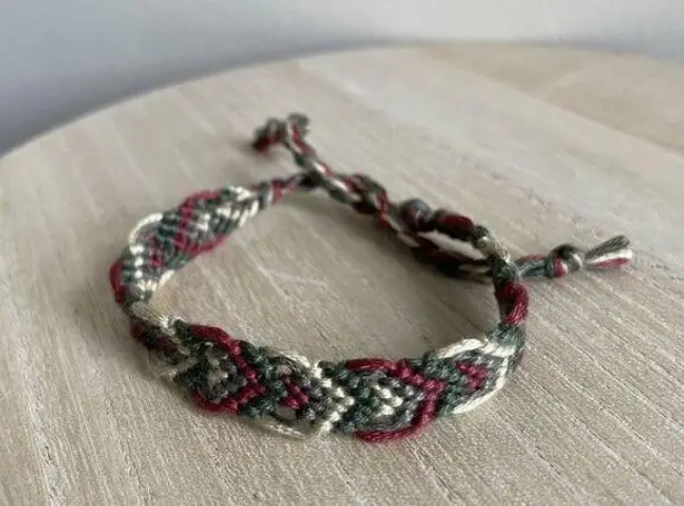Handmade Isa Bracelet, anklet, trendy, comfortable, tie, embroidery thread, woven, gift,