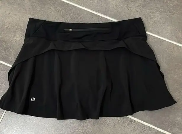 Lululemon  Play Off The Pleats Skirt *13" size 10
Black