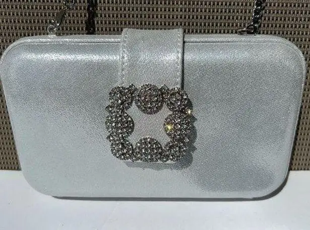 Silver Metallic Shoulder Bag