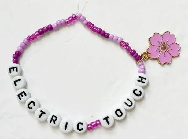 Taylor Swift Eras Tour Friendship Bracelet Electric Touch Speak Now with Charm