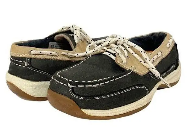 Rockport Works Women’s Sailing Club Slip Resistant Steel Toe Work Shoes Size 8 Blue