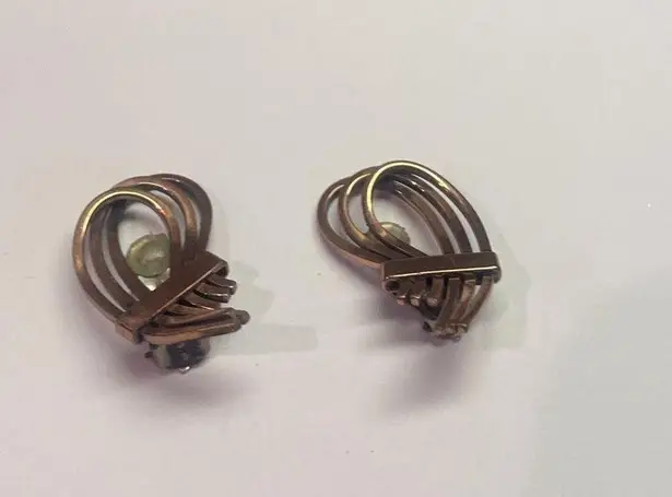 Vintage Costume Earrings Clip On Clip