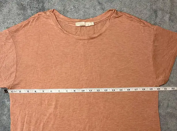 prAna Pink Coral Loose Fit Short Sleeve Tshirt