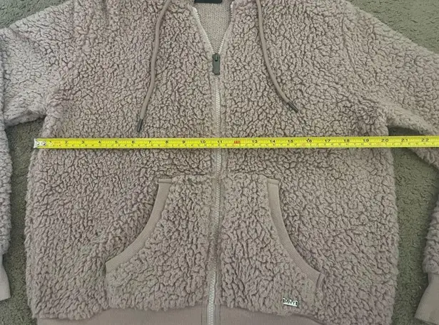 Marc New York (MNY) Teddy Bear Sherpa Faux Fur Zip-Up Hoodie Sweatshirt