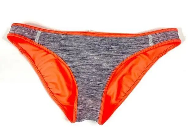 Lululemon  Athletica | Neon Orange Reversible Gray Bikini Bottoms 6