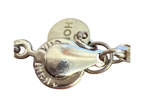 Vintage Teng Yue Multi Strand Bracelet Purple Beads Snap Closure Estate 7.5"