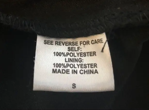 Bobeau Black With Cream Lace Trim Slip Mini Dress Size Small