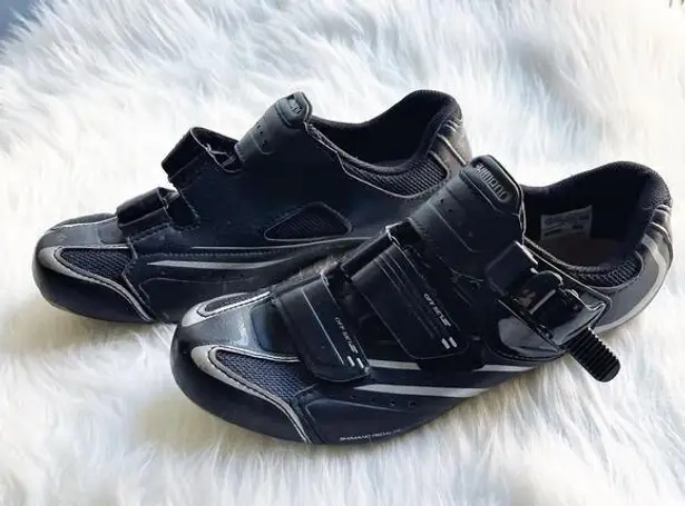 Shimano Black WR42 Cycling Bike Shoes Size 8