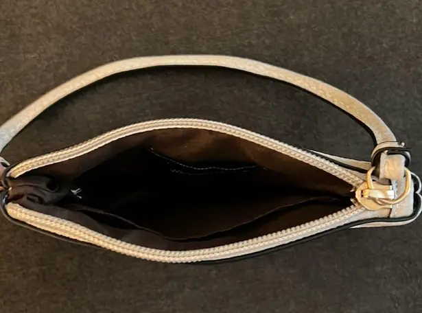 wilson's leather  Taupe Zip Up Wristlet