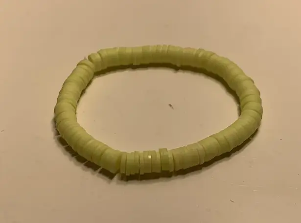 Light yellow handmade bracelet