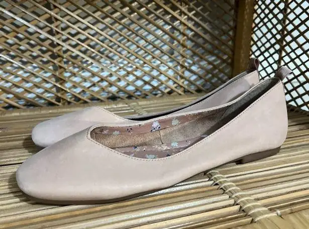 Lucky Brand  Destrien2 Leather Ballet Flats in Blush Size 8