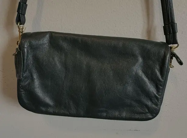 Cabin creek Leather Crossbody bag Green