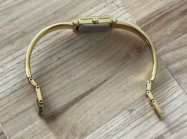 Belair Luxury Ladies Watch White Rectangular Dial Gold