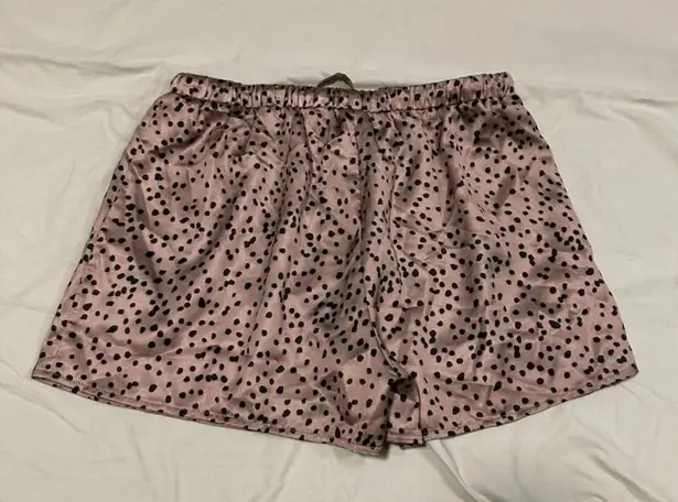 Women's polka dot pajama set Large Black