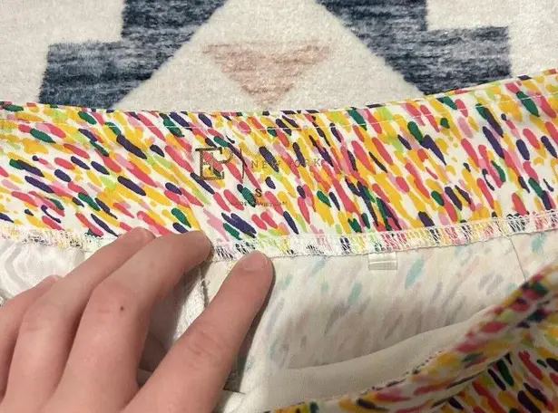 EP New York Rainbow Spotted Shorts Womens SZ Small S Golf Tennis Pockets Red