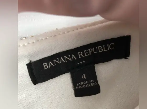 Banana Republic Factory Boucle metallic cotton blend Shift mini Dress, size 4