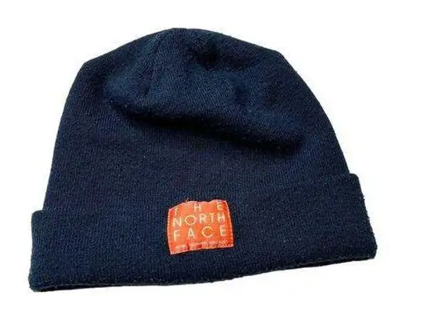 The North Face Navy Blue Beeanie Winter Hat