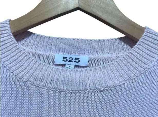 525 America Sweater Braided Tie Puff Sleeve Sweater Size Small