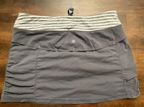 Lululemon  grey stripped skort women's 8