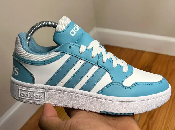 Adidas  Women's HOOPS 3.0 Low Top “White Preloved Blue” IH0175 Size 6W