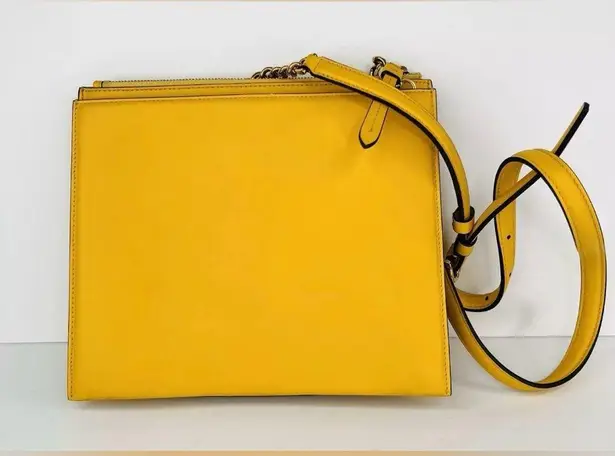 Salvatore Ferragamo 21L013 Trifolio Gancini Logo Leather Crossbody Shoulder Bag