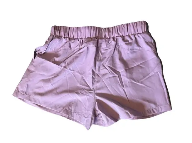 Halara  High Waisted Drawstring Shorts 3" size medium light purple