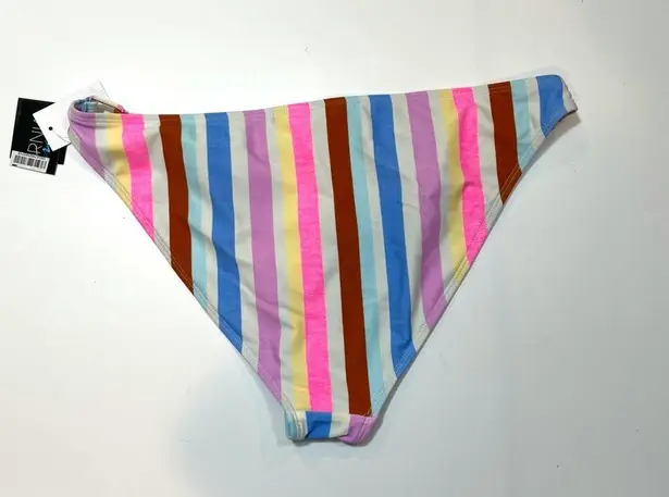 California Waves multi striped bikini swim bottom