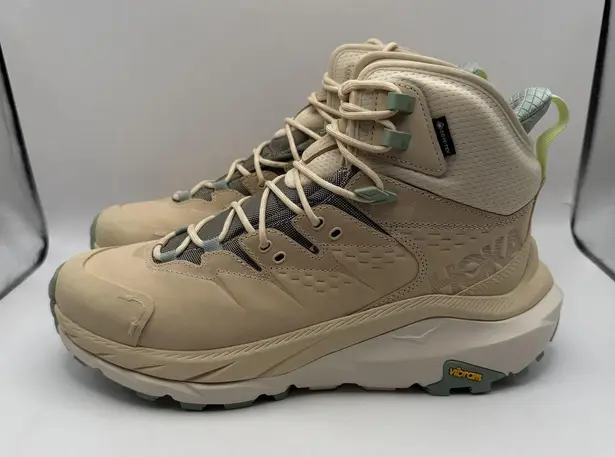 Hoka NWB Kaha 2 GTX GoreTex WATERPROOF Women 11B Oak Alabaster Tan Hiking Boot