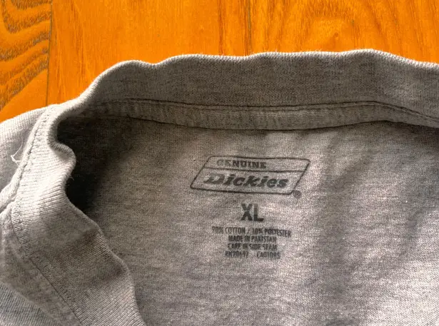 Dickies Grey Heavyweight Pocket Tee Shirt