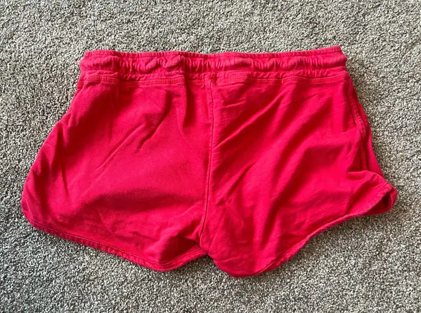 Low Waisted Red Beach Shorts Size M