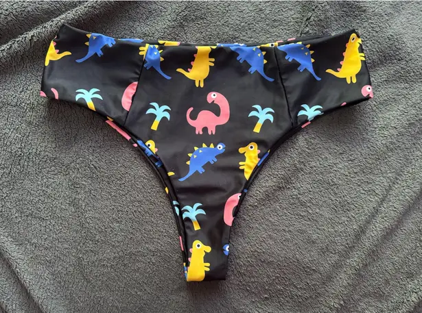 SheIn Dinosaur  Bikini High-Waisted Cheeky Bottoms