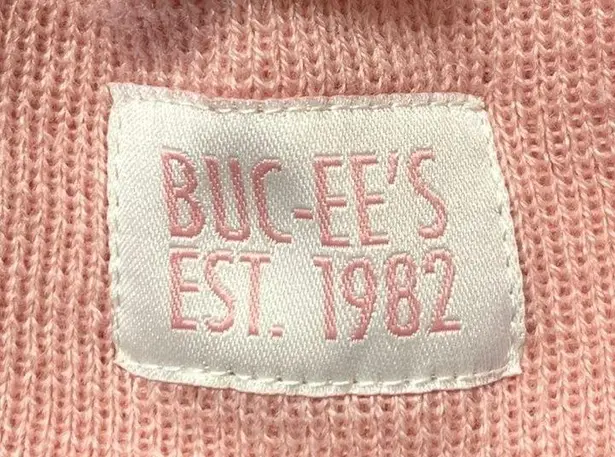 Buc-ee's Embroidered Beaver Est. 1982 Logo Knit Beanie Cap Hat Pink OS Road Trip