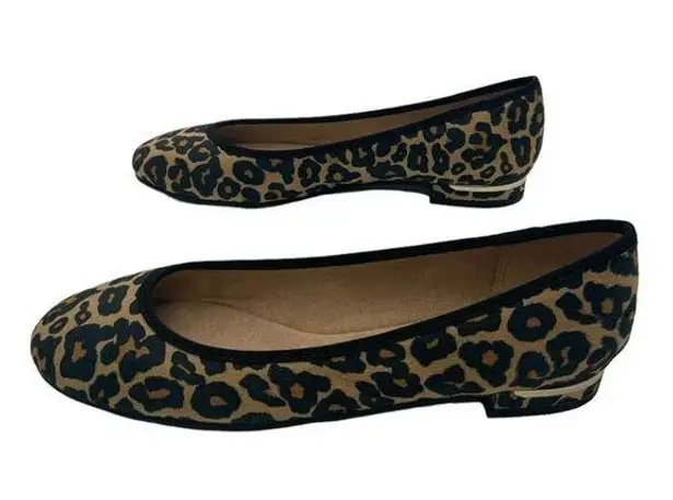 Life Stride Vivienne Ballet Flat Leopard Print US Women's 6 Medium