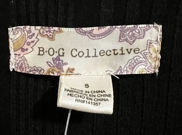 BOG Collective NWT Sassori midi dress SIZE SMALL Black