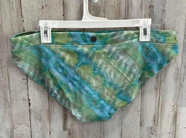 prAna New! Summer Waves Bikini Bottom Mirage Green Women's Size XL Sporty