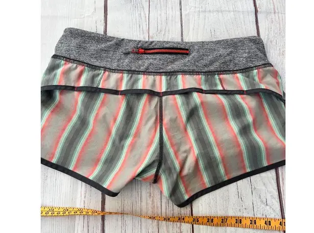 Lululemon Women's Striped Running Shorts