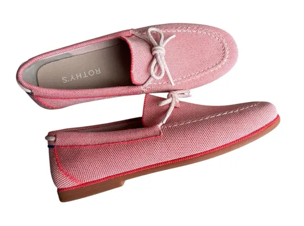 Rothy's Rothy’s - NWOB The Boat Shoe Sunbaked Pink Loafers Sz 8.5