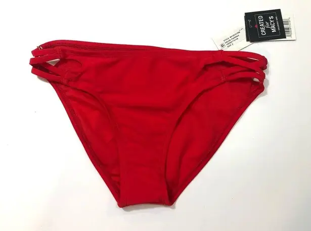 California Waves RED Juniors' Bikini Swim Bottom